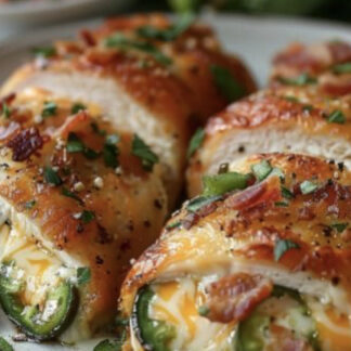Jalapeno Popper Stuffed Chicken Breasts